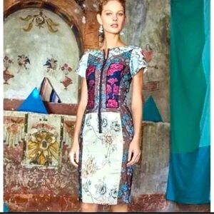 Anthropologie Beguile by Byron Lars Floral Brocade dress